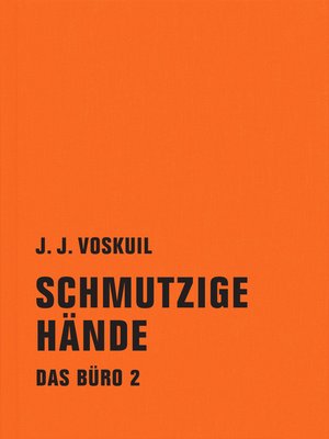 cover image of Schmutzige Hände